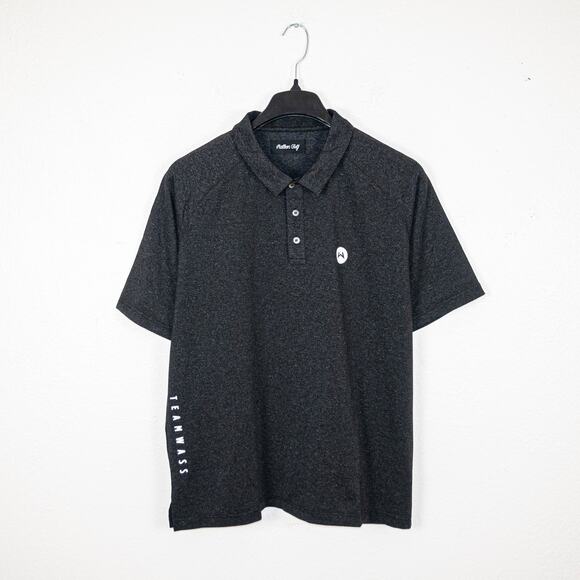 Malbon Other - Malbon Golf Teamwass Polo Shirt Charcoal grey size Large
